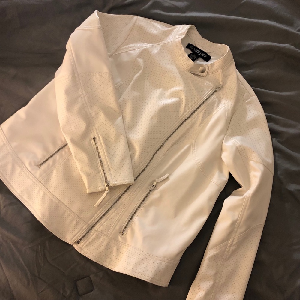 Pretty🌸 vegan-leather jacket by Lane Bryant